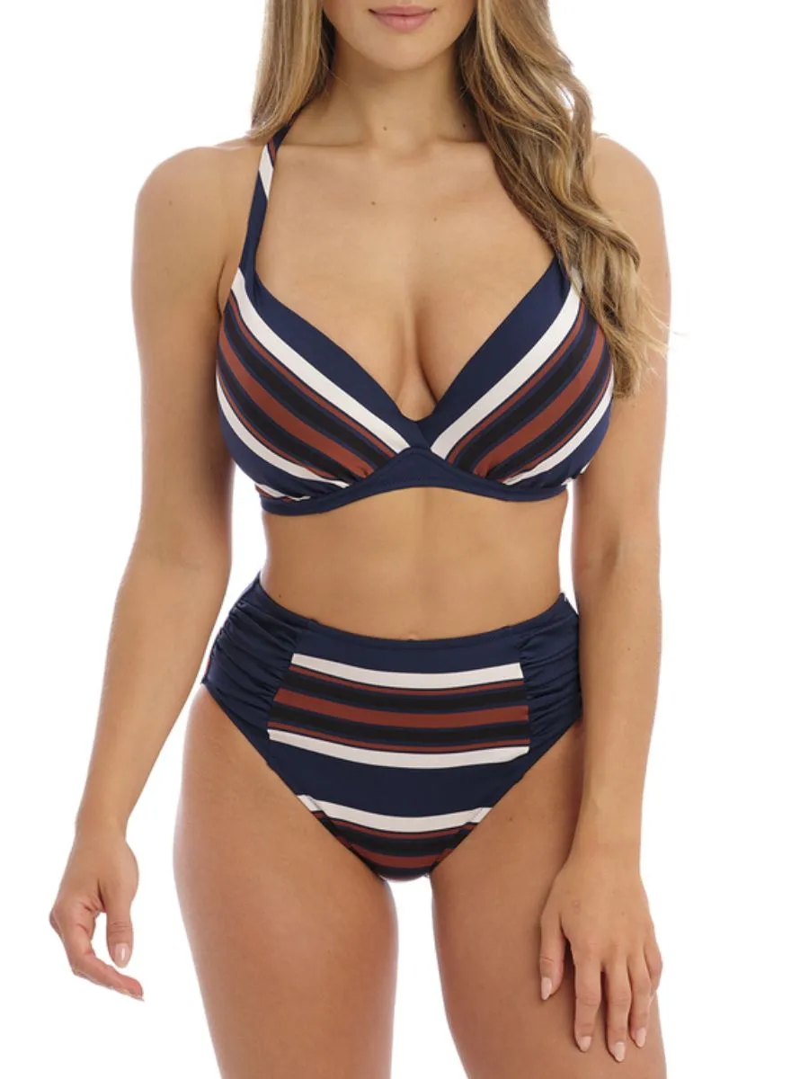 Ocean Cove Plunge Bikini Top - Deep Sea
