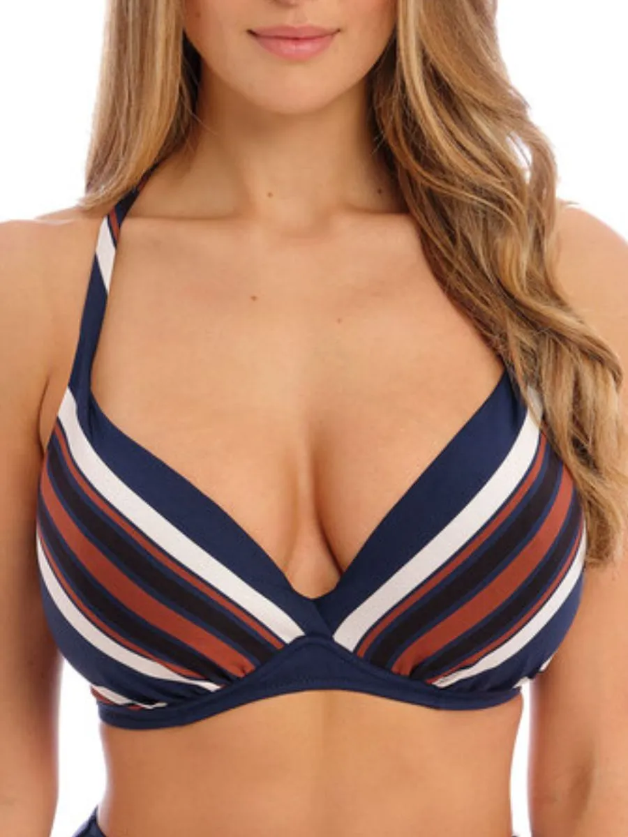 Ocean Cove Plunge Bikini Top - Deep Sea