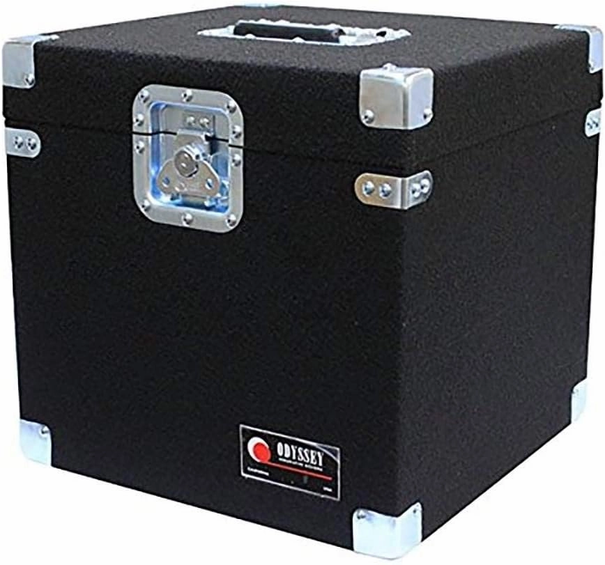 ODYSSEY CLP100P Carpeted Pro Lp Case With Recessed Hardware For 100 Vinyl Lp's vinyl storage,record holder,LP organizer,