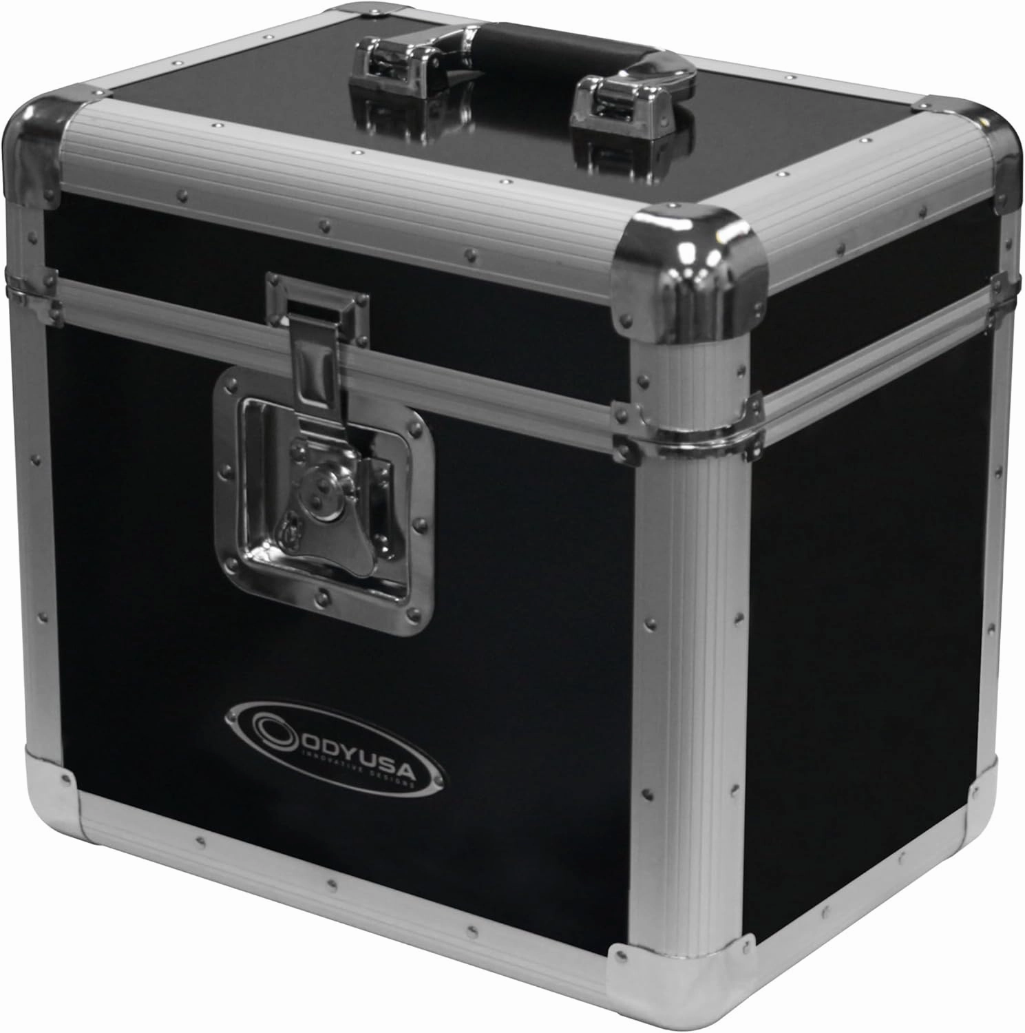 ODYSSEY KROM Series Black Record/Utility Case for 70 12" Vinyl Records & LPs vinyl storage,record holder,LP organizer,