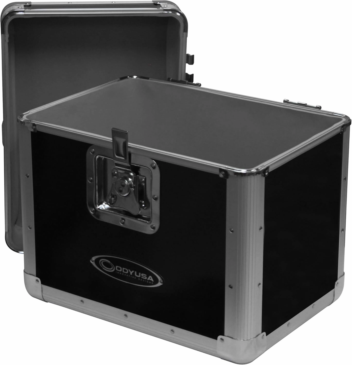 ODYSSEY KROM Series Black Record/Utility Case for 70 12" Vinyl Records & LPs
