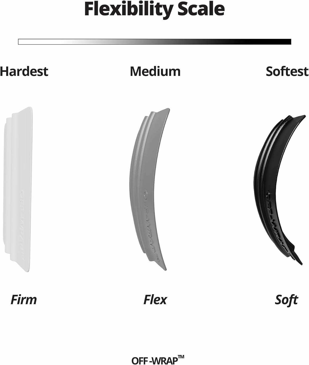 Off-Wrap Squeegees - Vinyl Wrap Tint PPF (Flex - 3 Pack)
