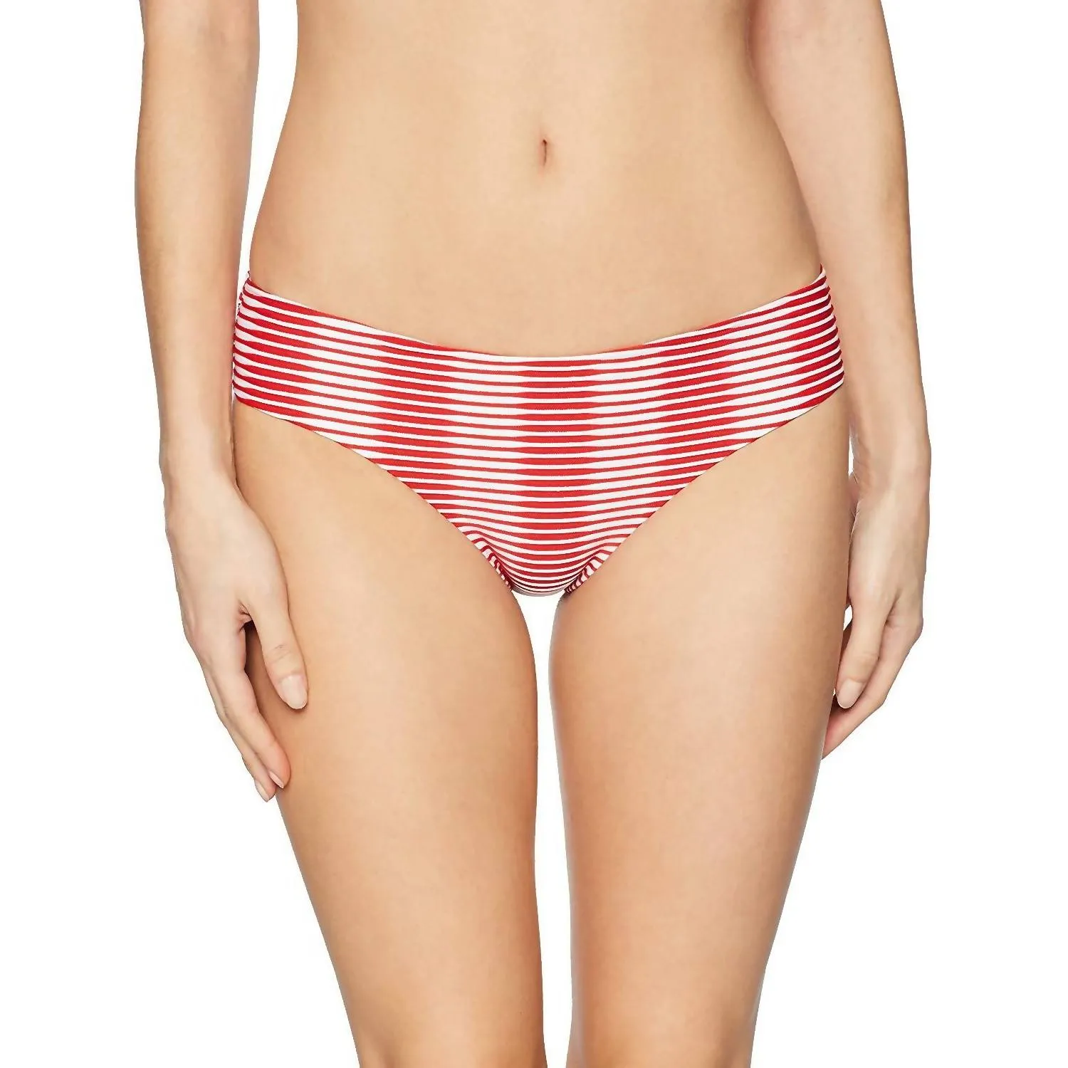 Ombre Texture Hipster Bikini Bottom In Red Multi