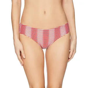 Ombre Texture Hipster Bikini Bottom In Red Multi
