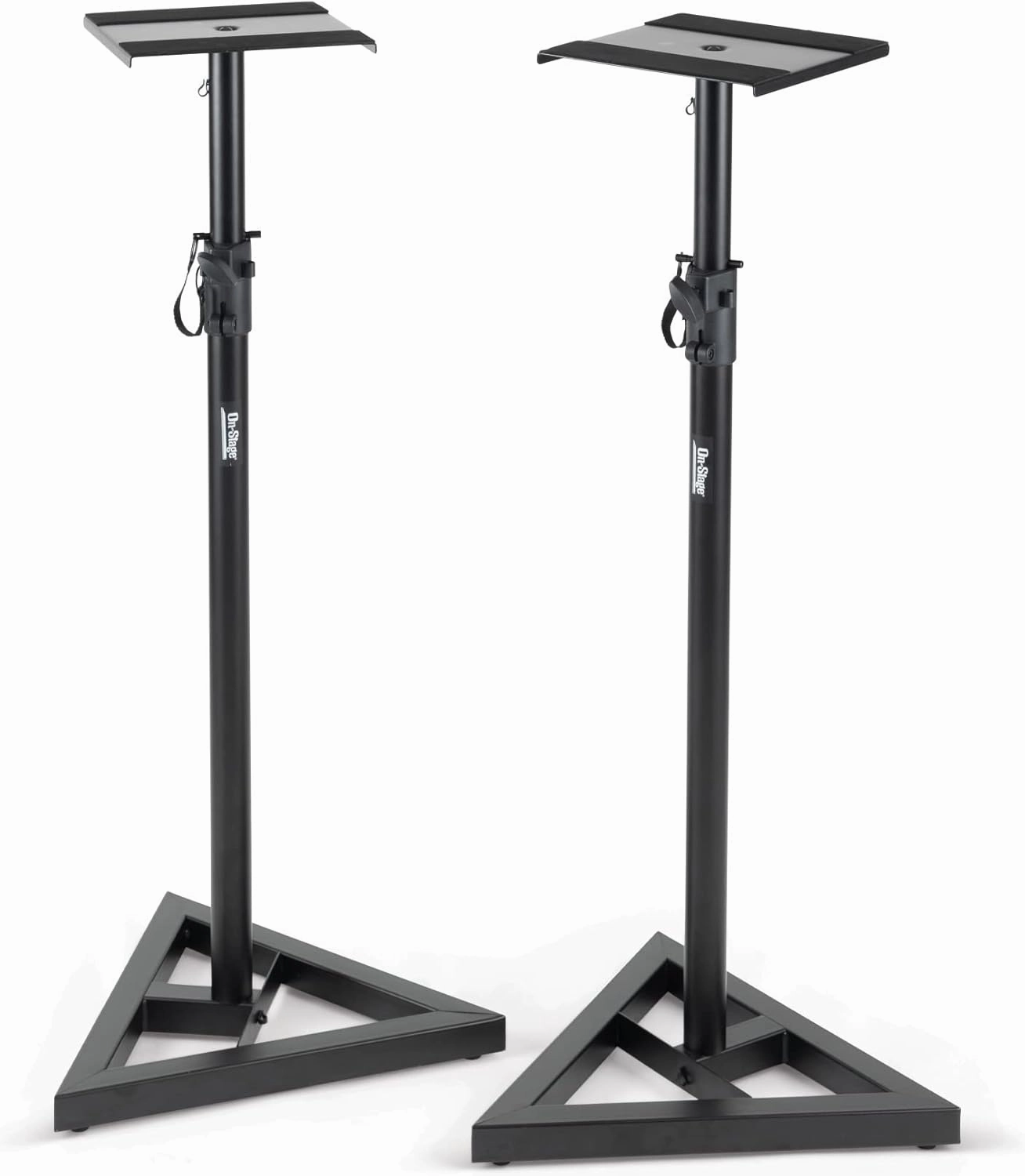 On Stage SMS6000 Adjustable Monitor Stands (Pair) studio monitors,nearfield speakers,mixing reference monitors,