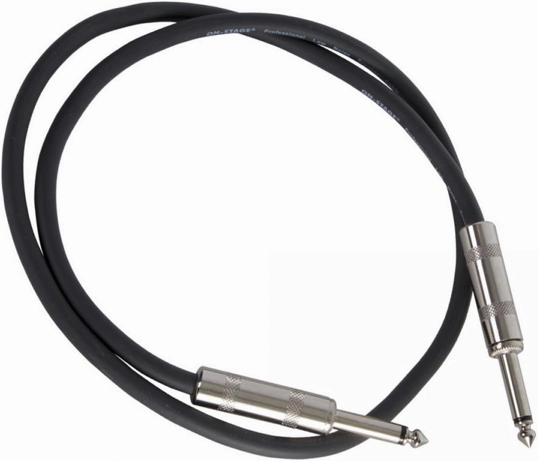 On-Stage SP14-3 1/4" Speaker Cable, 3 Feet speaker cable,audio wire,hi-fi speaker cord,