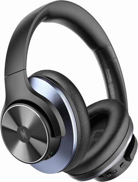 OneOdio A10 Hybrid Active Noise Cancelling Headphones, Hi-Res Audio, 50H Playtime with Speed Charge, Travel Case, Wireless/Wired, Built-in Mic, Bluetooth Over Ear Headphones for Work Gym Workout noise cancelling headphones,ANC headphones,travel headphones,
