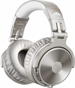 OneOdio Bluetooth Over Ear Headphones, 110 Hrs Wireless/Wired Stereo Sound Foldable Headsets with Deep Bass 50mm Neodymium Drivers for PC/Phone/Tablet - Studio Wireless Pro C, Champagne Gold over-ear headphones,closed back headphones,wireless studio cans,
