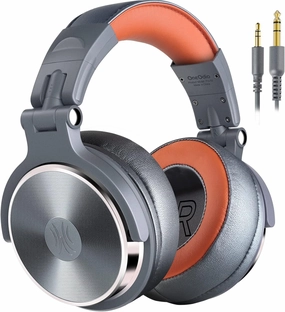 OneOdio Hi-Res Over Ear Headphones for Studio Monitoring and Mixing, Sound Isolation, Protein Leather Earcups, 50mm Driver Unit, Wired Headphones for AMP Guitar Keyboard (Pro-50 Metallic Blue) audiophile headphones,high-end headphones,studio over-ear,