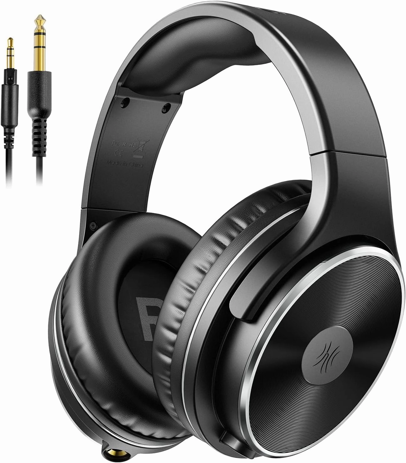 OneOdio Wired Headphones - Over Ear Headphones with Noise Isolation Dual Jack Professional Studio Monitor & Mixing Recording Headsets for Guitar Amp Drum Podcast Keyboard PC Computer over-ear headphones,closed back headphones,wireless studio cans,