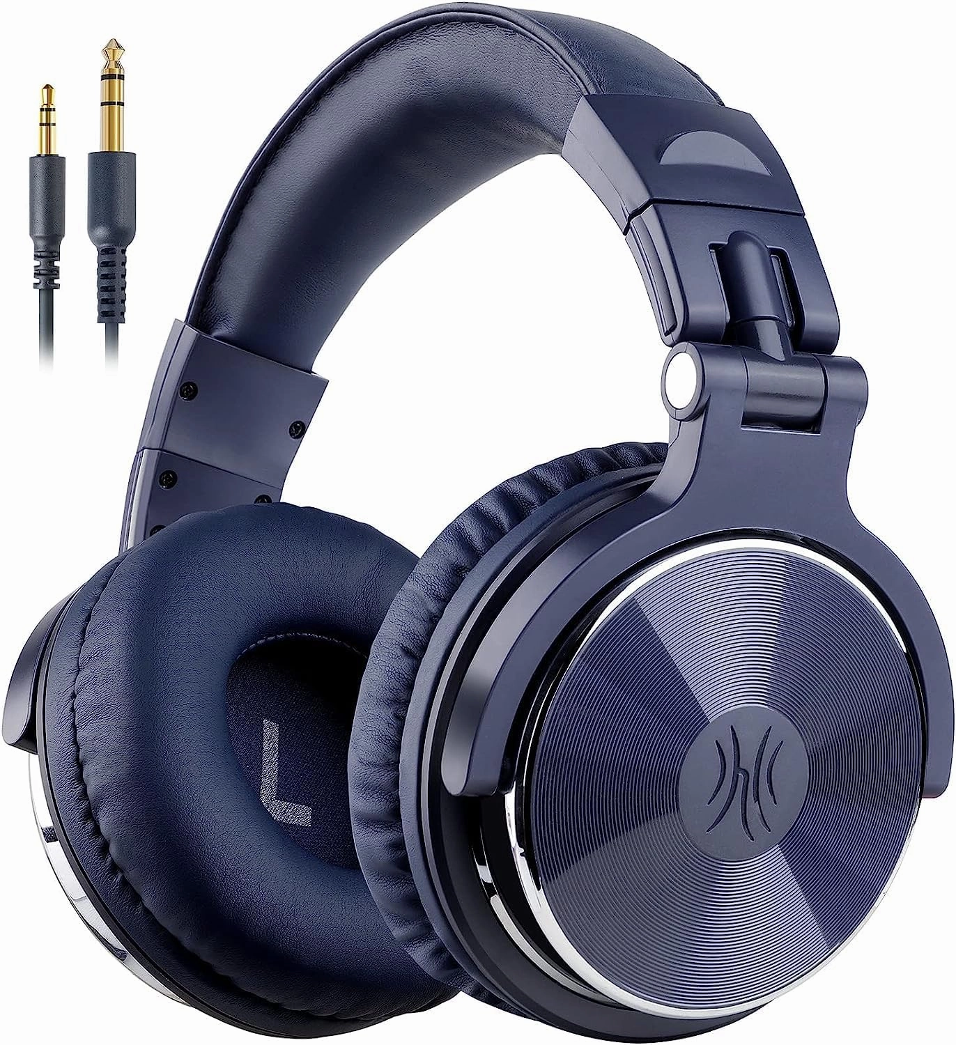 OneOdio Wired Over Ear Headphones Studio Monitor & Mixing DJ Stereo Headsets with 50mm Neodymium Drivers and 1/4 to 3.5mm Jack for AMP Computer Recording Podcast Keyboard Guitar Laptop - Dark Blue over-ear headphones,closed back headphones,wireless stu
