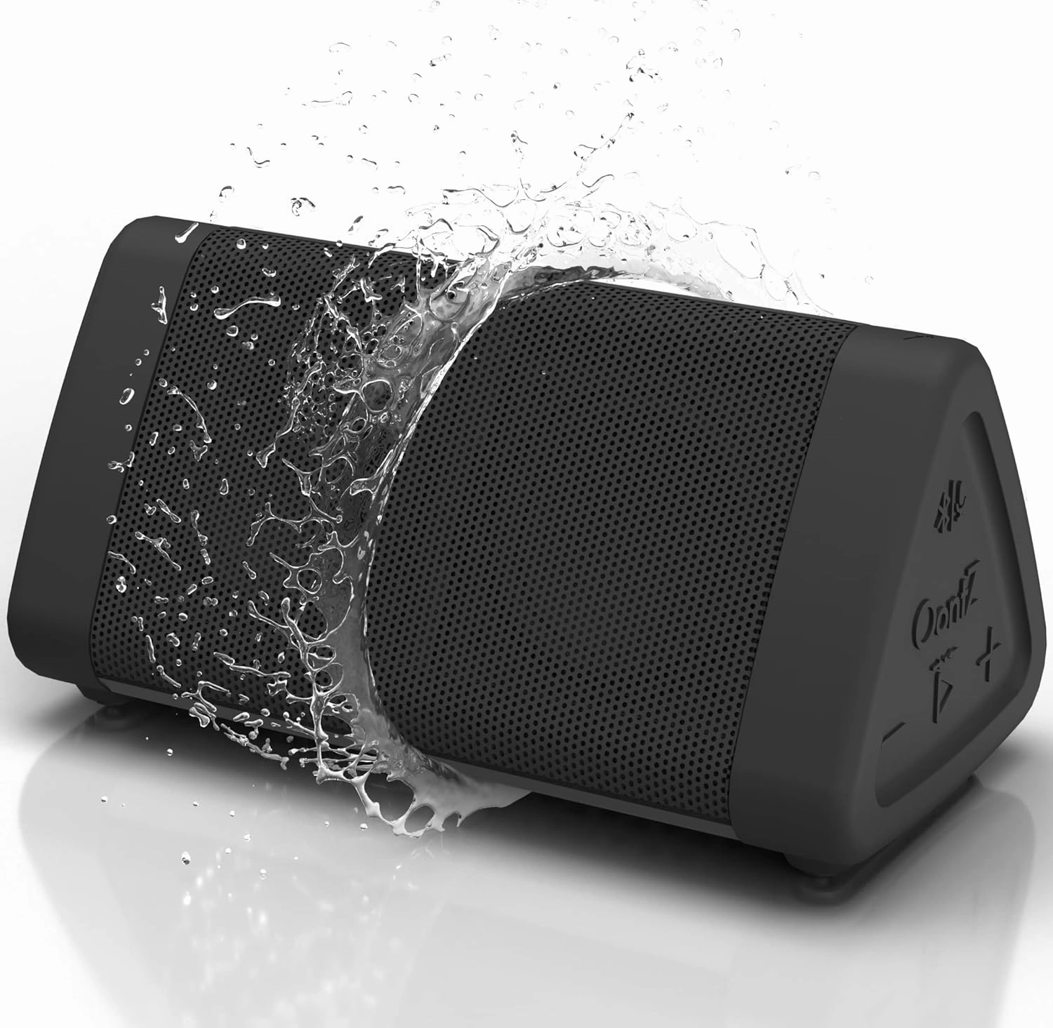 OontZ Angle 3 Portable Bluetooth 5.4 Speaker | 12W Sound, 24-Hr Battery, 100Ft Wireless Range, IPX5 Water-Resistant, Budget-Friendly for Travel, Outdoor & Home (Black)