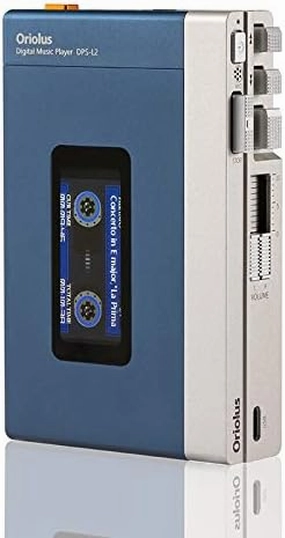 Oriolus DPS-L2 ES9038 PRO USB DAC DSD256 384kHz/32Bit 3.5 3.5&4.4mm Output Cassette Player Classic Look HiFi Music Player balanced output player,audiophile player,hi-res digital player,