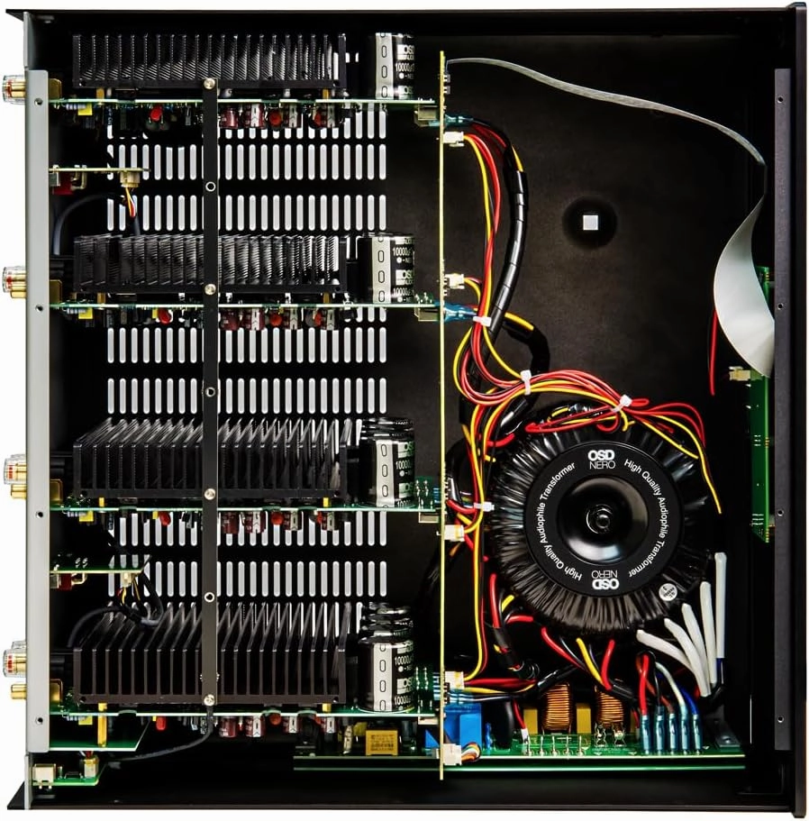 OSD Nero HTA4200 Multi Channel (4X) 200W/Ch Home Theater Amplifier, Bridgeable 300W/Ch