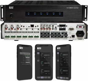 OSD Nero Max12: 6-Zone, 6-Source Amplifier 80W Power, Multi-Room Audio Control, App Integration for iOS & Android, Expand up to 18 Zones, Control4 Driver Support integrated amplifier,stereo receiver,hi-fi amp combo,