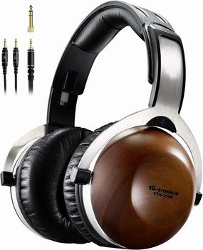 Over Ear Pine Wood Headphones, Hi-Res Audio with 50mm Dynamic Driver, Closed-Back, 3.5mm Wired Jack, DAC, Luxurious Silver Velour Earpads for Audiophiles, Podcasts, Home Audio Systems audiophile headphones,high-end headphones,studio over-ear,