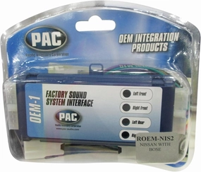 PAC ROEMINS-2 System Interface Kit to Replace Factory Radio and Integrate Factory Amplifiers for 1995-2002 Nissan Vehicles with Bose Audio Systems,Black audio interface,USB interface,music recording input,