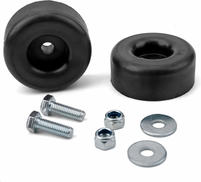 Pads Keep Place Reduce Noise with Hardware 2-Pack Anti Vibration Heavy Duty Rubber Foot Pads 2 Piece Set for Generators, Pressure Washers, Air Compressors, Pumps Thick 1 x 2.5 Inch isolation pads,speaker feet,vibration dampeners,