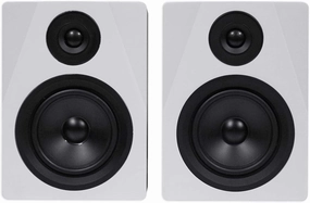 Pair RockvilIe APM5W 5.25" 250W Powered USB Studio Quality Bookshelf Speakers bookshelf speakers,compact stereo speakers,hi-fi shelf speakers,
