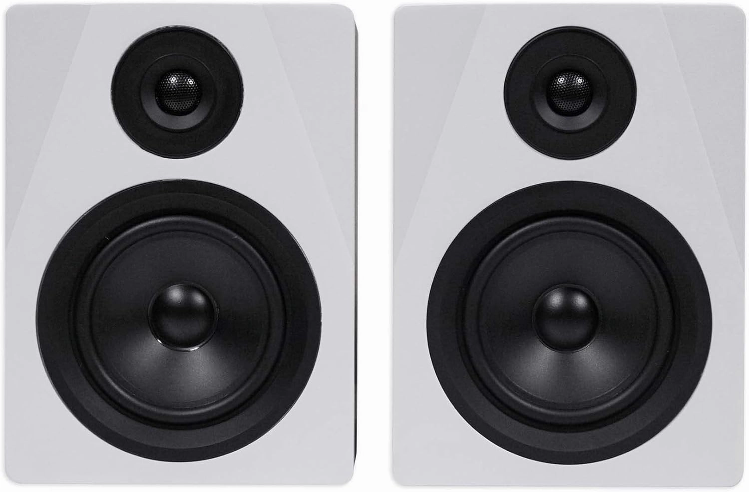 Pair RockvilIe APM5W 5.25" 250W Powered USB Studio Quality Bookshelf Speakers bookshelf speakers,compact stereo speakers,hi-fi shelf speakers,