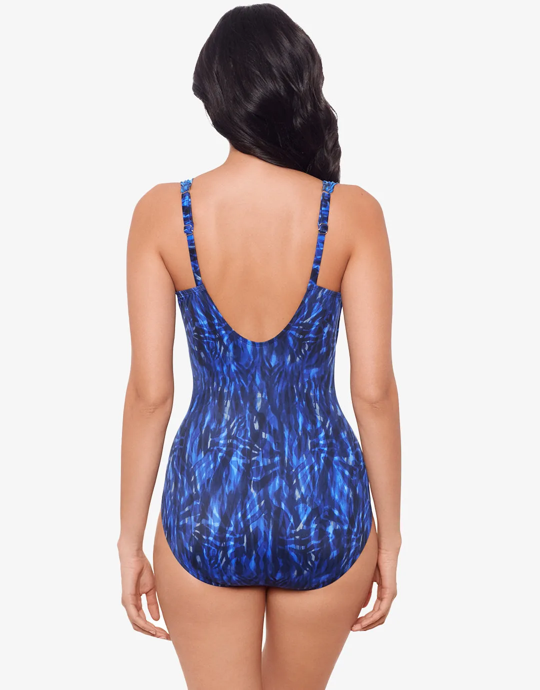 Paka Mayan Siren Swimsuit - Blue/Black