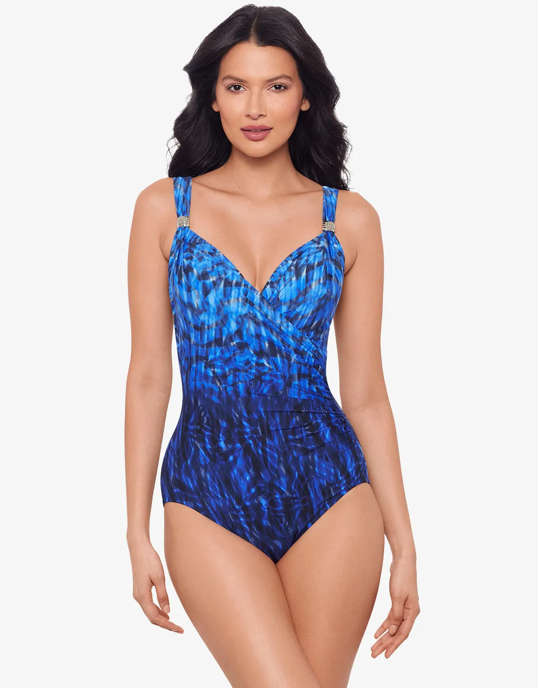 Paka Mayan Siren Swimsuit - Blue/Black