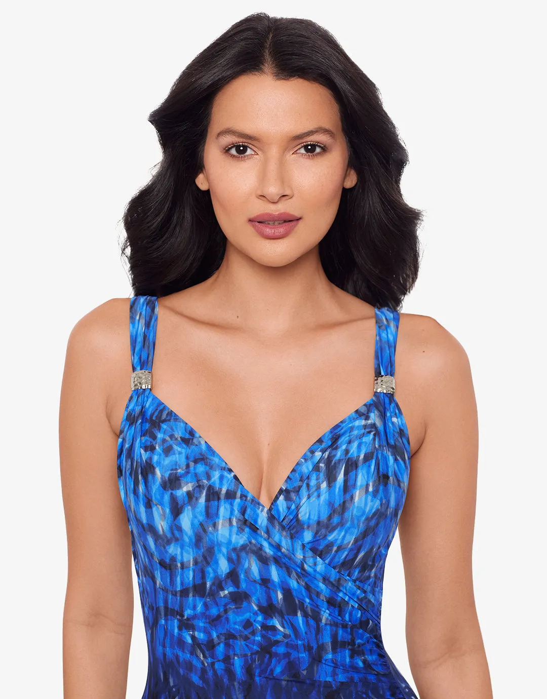 Paka Mayan Siren Swimsuit - Blue/Black