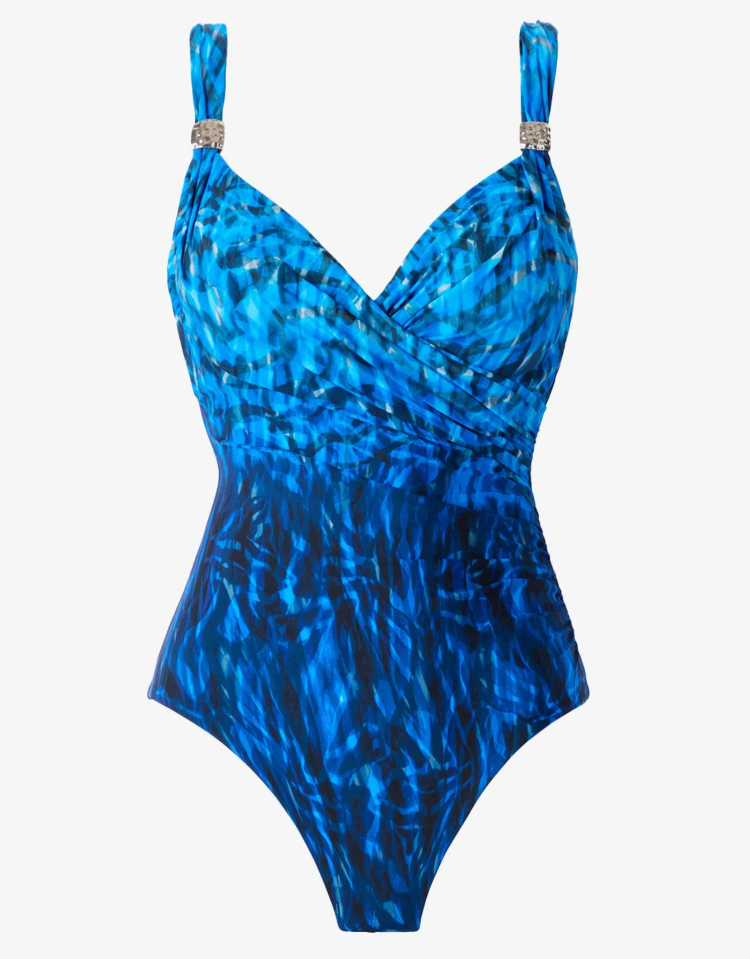 Paka Mayan Siren Swimsuit - Blue/Black
