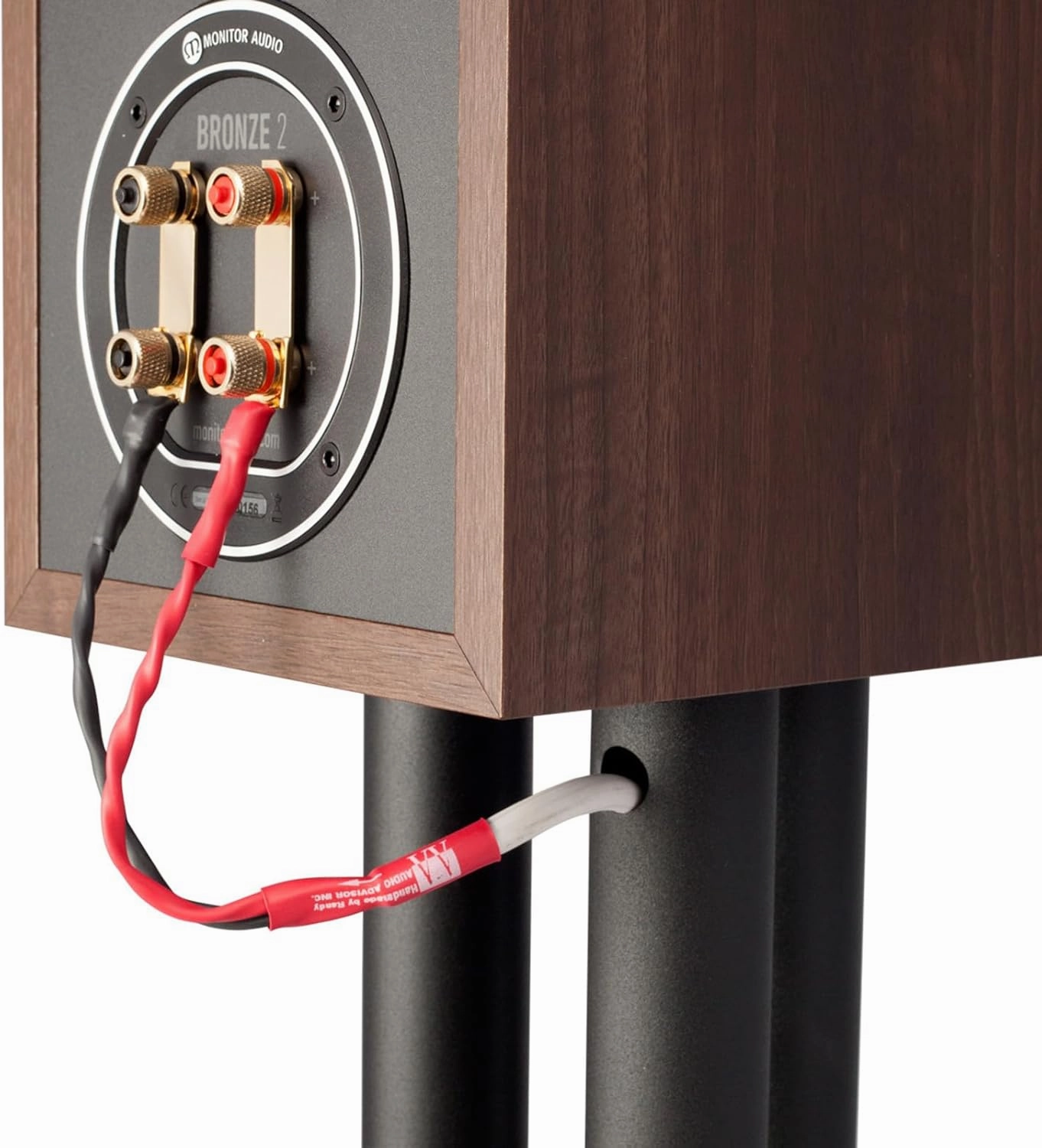 Pangea Audio LS300 All Steel Bookshelf Speaker Stands Pair (32 Inch)
