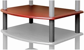 Pangea Audio Vulcan Rack Add-on Shelf - Rosenut Red audio rack,hi-fi component stand,media shelf,