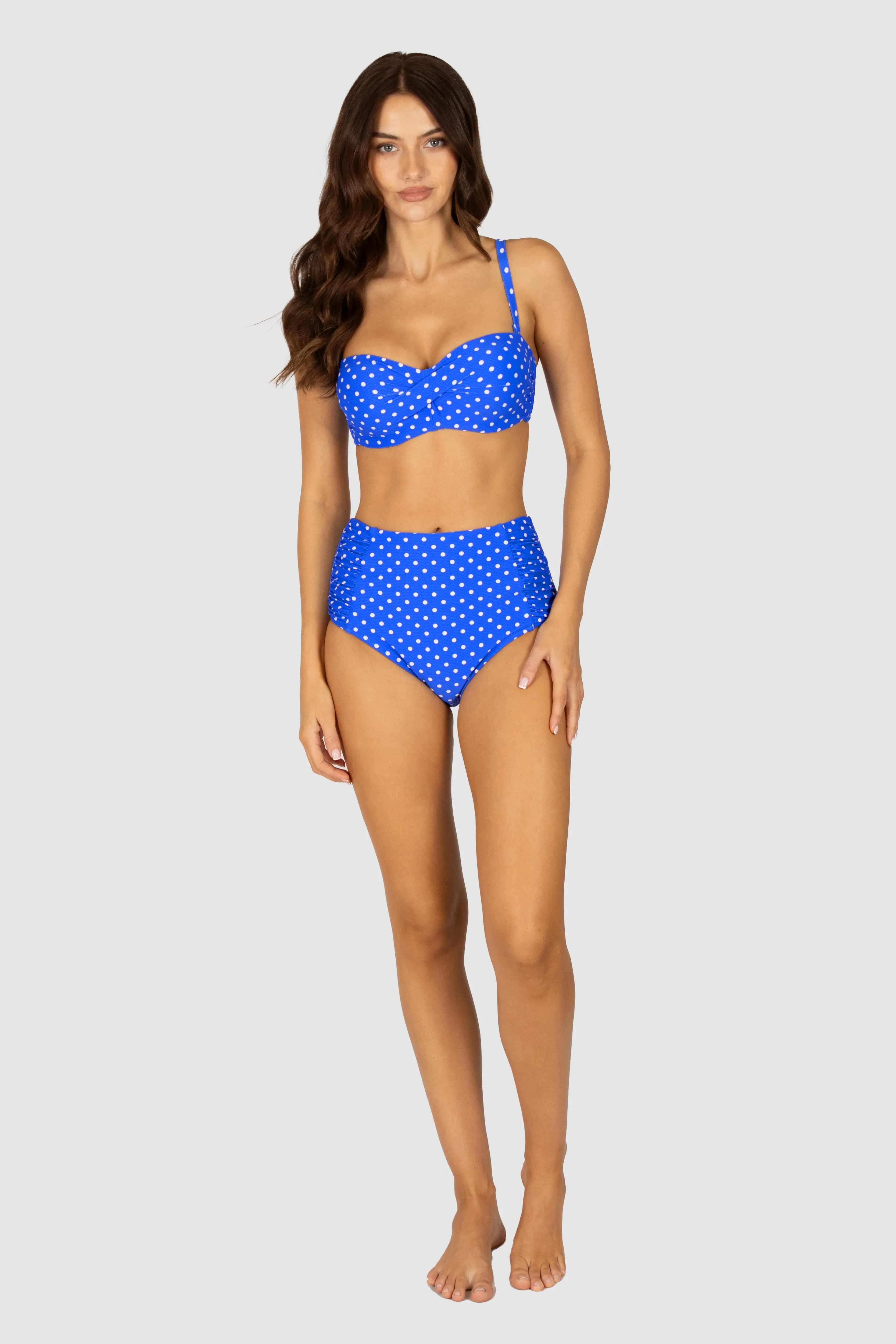 Parisian Summer D/DD Twist Bandeau Top
