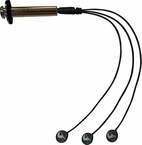 Passive Piezo Acoustic Pickup  EP201KM Three Balanced German-made Passive Pickup Elements  Piezo Pickup for Acoustic Guitars (Ceramic) balanced output player,audiophile player,hi-res digital player,