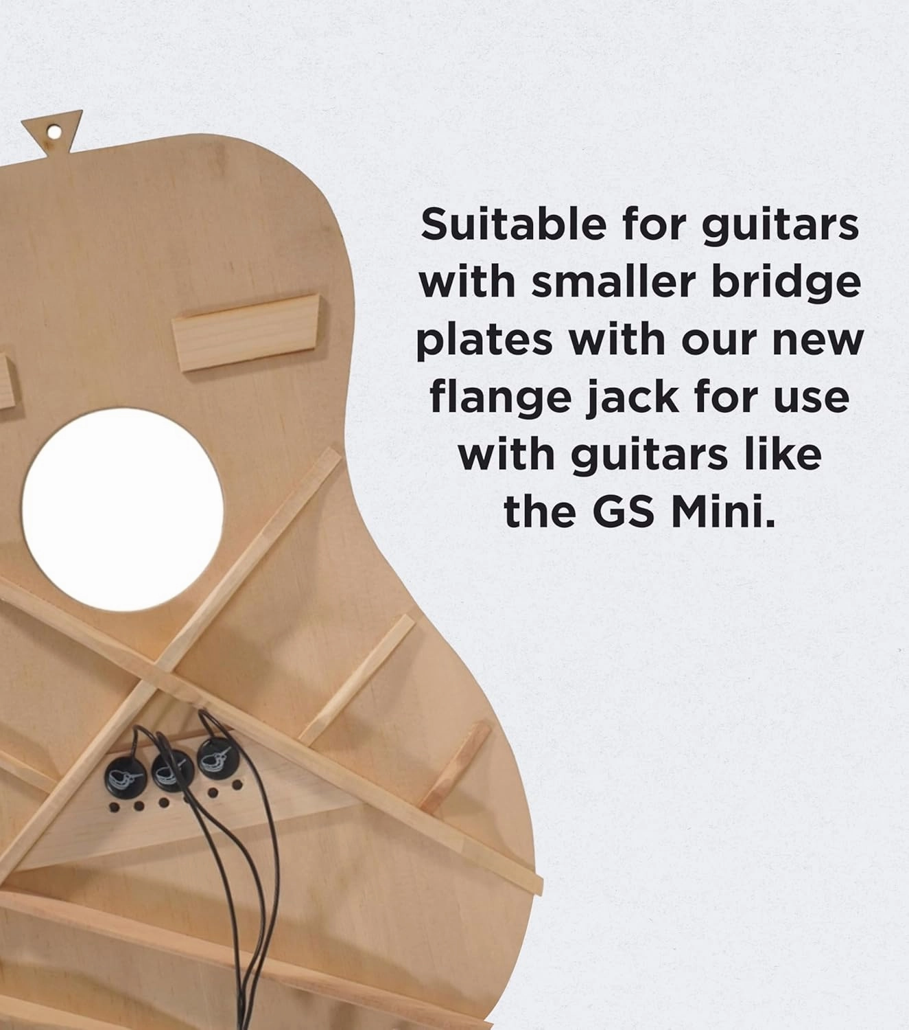 Passive Piezo Acoustic Pickup  EP201KM Three Balanced German-made Passive Pickup Elements  Piezo Pickup for Acoustic Guitars (Ceramic)