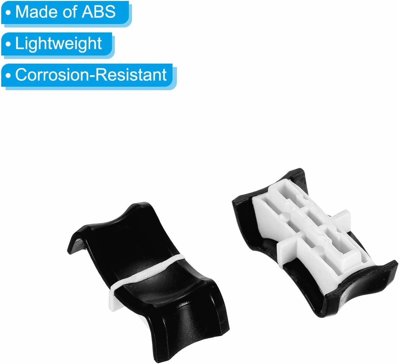 PATIKIL Console Mixer Slider Fader Knob Cap Touch Sensitive Slider Insert Shaft 27x13x10mm ABS Black for Potentiometer Pack of 5