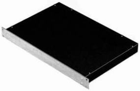 Penn Elcom 2U Black Rack Box with Black Aluminium Front Panel for Servers R2110/2UK - 300mm Deep music server,hi-fi media server,digital audio storage,