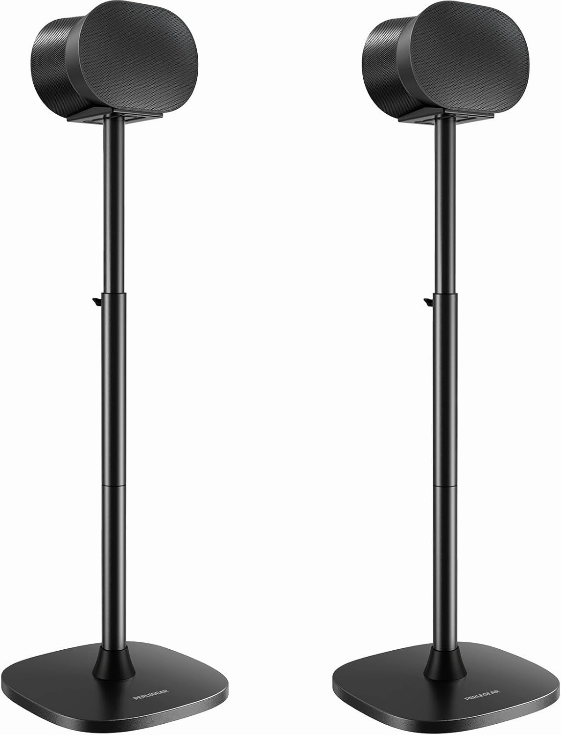 Perlegear Speaker Stand for Sonos Era 300, Adjustable Height 33-42, Sonos Era 300 Surround Sound Speaker Stand, Floor Speaker Stand Supports up to 13.2 lbs with Cable Management, Pair, PGSS14 speaker stands,monitor stands,floor speaker holders,