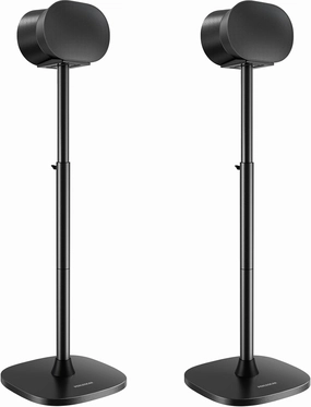 Perlegear Speaker Stand for Sonos Era 300, Adjustable Height 33-42, Sonos Era 300 Surround Sound Speaker Stand, Floor Speaker Stand Supports up to 13.2 lbs with Cable Management, Pair, PGSS14 speaker stands,monitor stands,floor speaker holders,