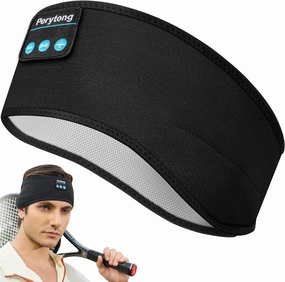 Perytong Sleep Headphones Wireless, Bluetooth Sports Headband Headphones with Ultra-Thin HD Stereo Speakers, Unisex, Perfect for Sleeping,Workout,Jogging,Yoga,Insomnia, Air Travel, Meditation over-ear headphones,closed back headphones,wireless studio cans,