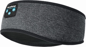 Perytong Wireless Sleep Headphones, Bluetooth Headband, On Ear, Coalblack, Model:PTL01 noise cancelling headphones,ANC headphones,travel headphones,