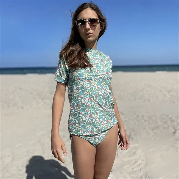 Petit Crabe Betsy D Luna Boatneck Swim Shirt Liberty? fabric