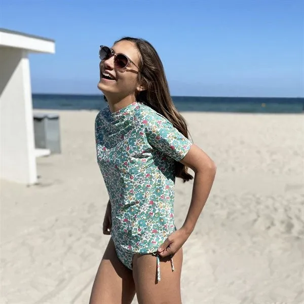 Petit Crabe Betsy D Luna Boatneck Swim Shirt Liberty? fabric