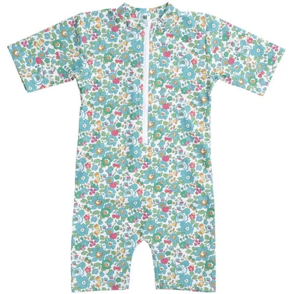 Petit Crabe Betsy D Natsu Bodysuit Liberty? fabric