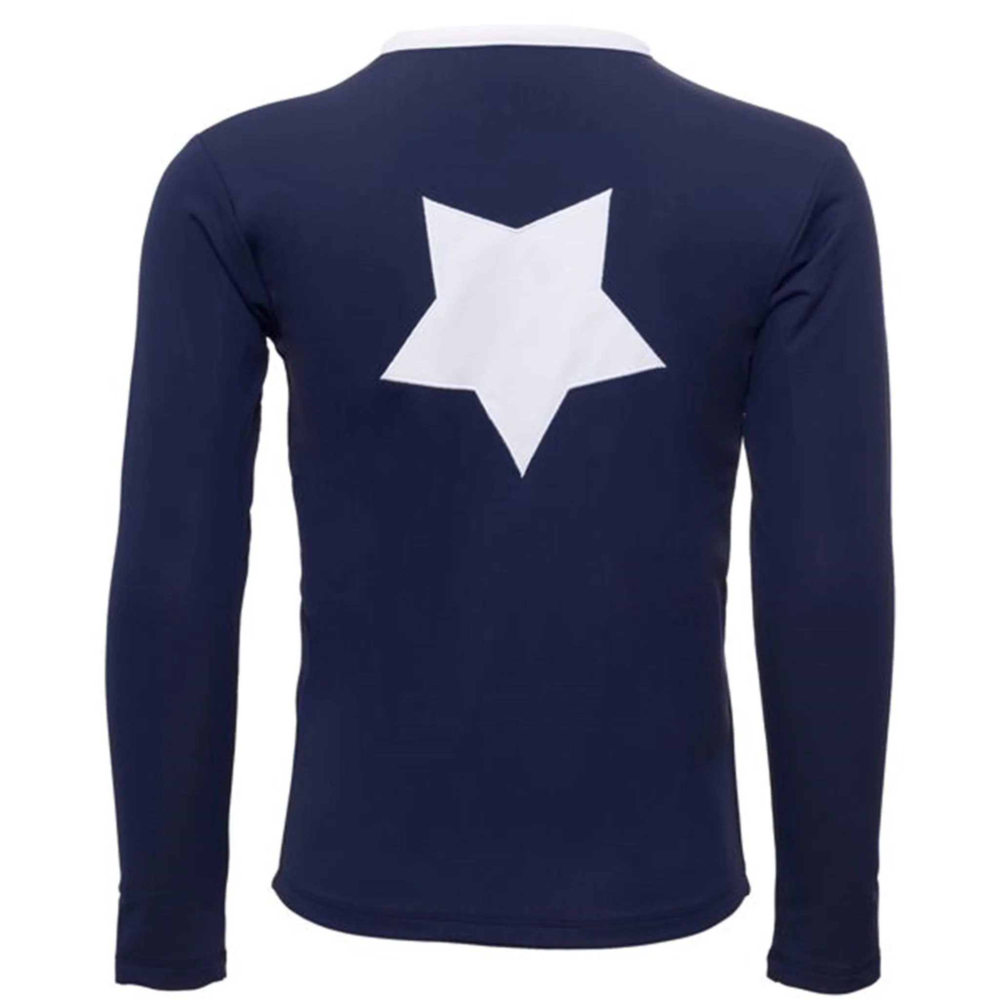 Petit Crabe Blue Etoile Star UV Shirt with Zipper