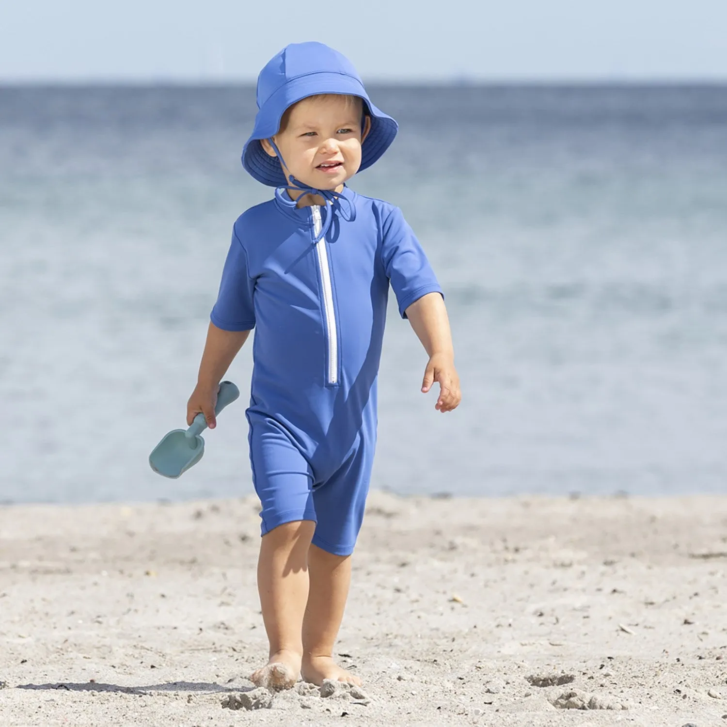 Petit Crabe Sapphire Noe Basic Sunsuit S/S
