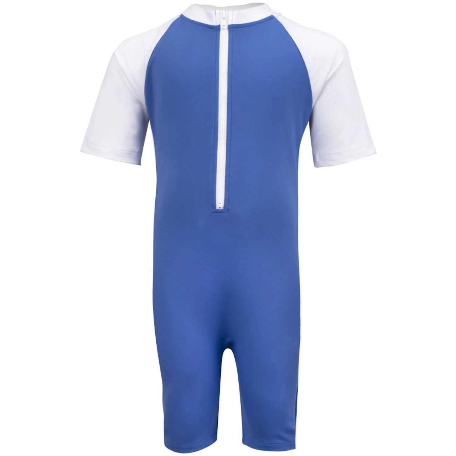 Petit Crabe Sapphire/White Multi Color Sunsuit S/S