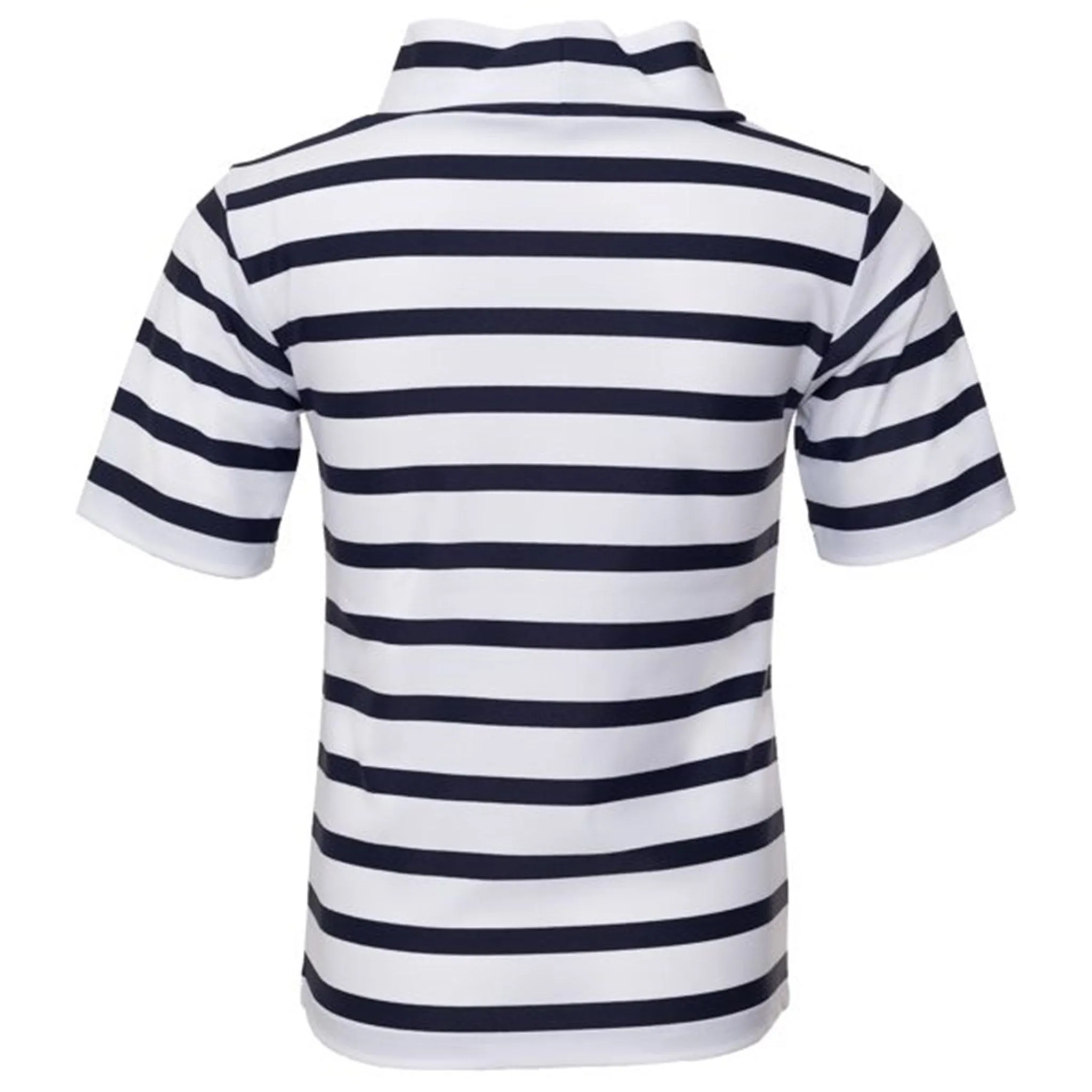 Petit Crabe White/Blue Turtleneck Tee K/?