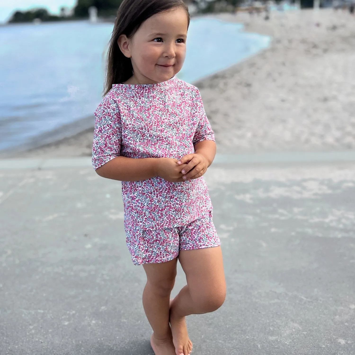 Petit Crabe Wiltshire Bud Alexa Swim Shorts - Made With Liberty Fabric