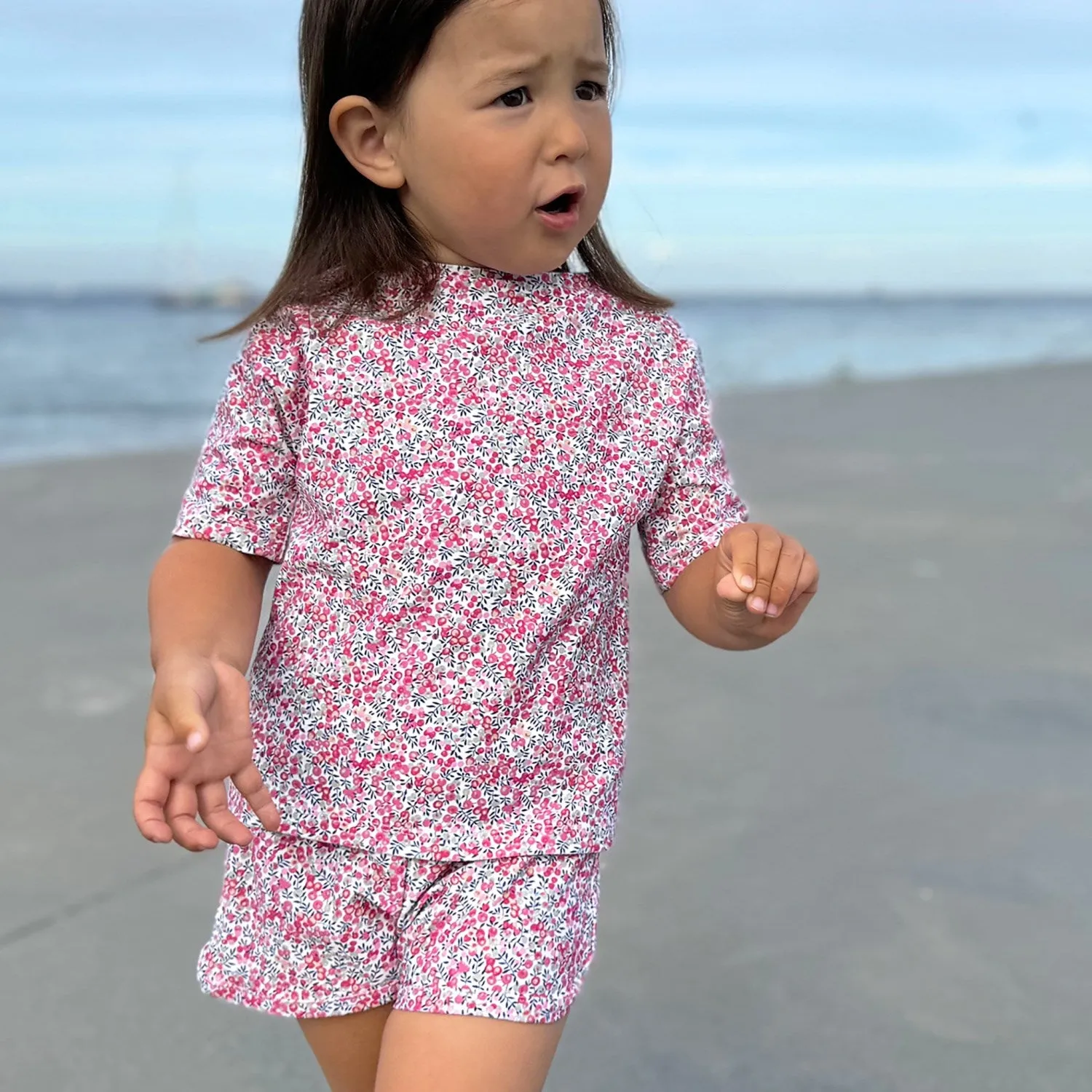 Petit Crabe Wiltshire Bud Alexa Swim Shorts - Made With Liberty Fabric