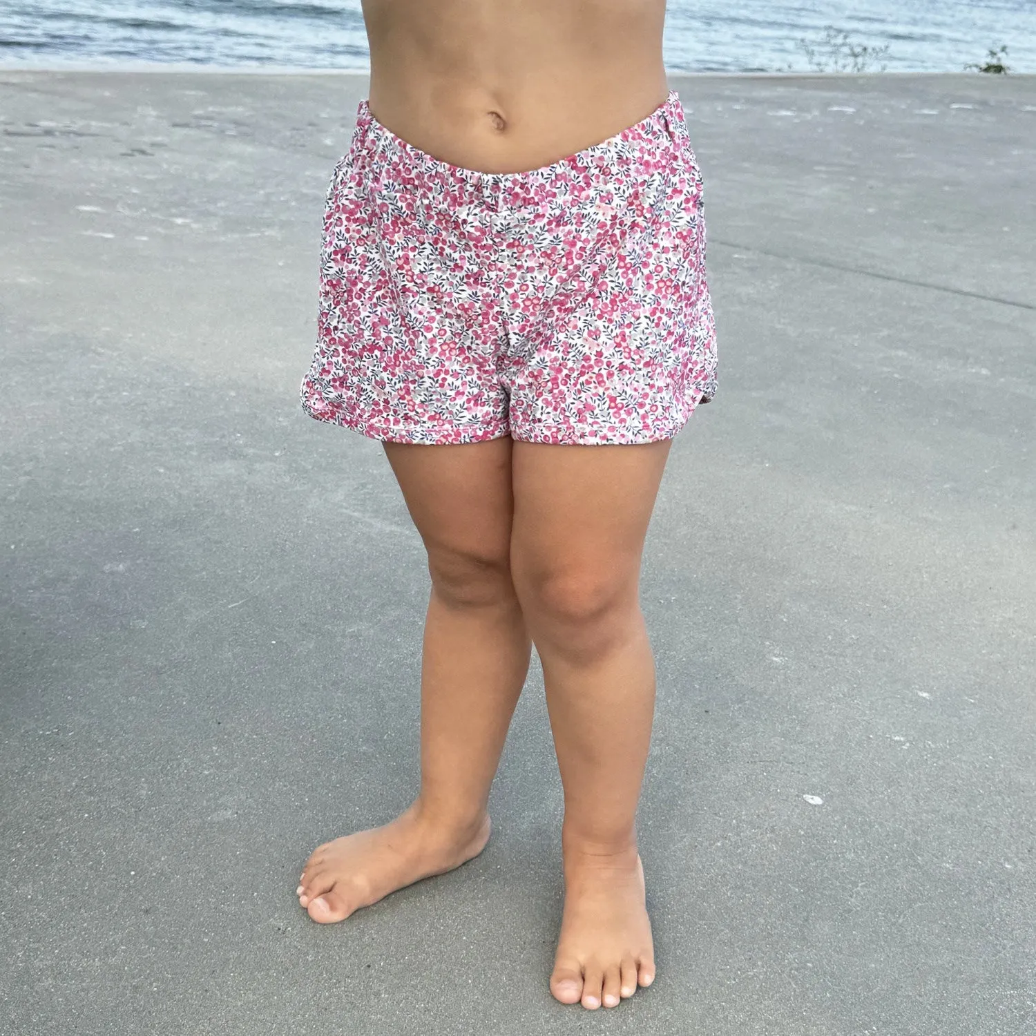 Petit Crabe Wiltshire Bud Alexa Swim Shorts - Made With Liberty Fabric