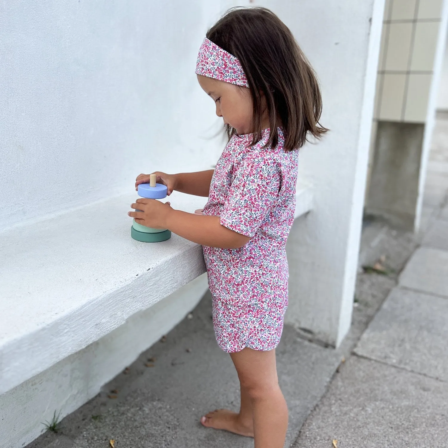 Petit Crabe Wiltshire Bud Alexa Swim Shorts - Made With Liberty Fabric